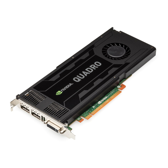 NEC Quadro K4000 User Manual