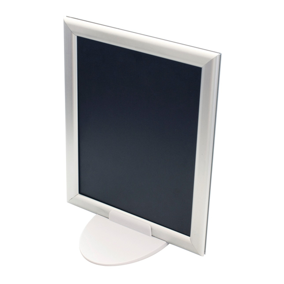ROSE DISPLAYS ANOFRAME SQUARE WITH CABLE AND SAUCER Manual