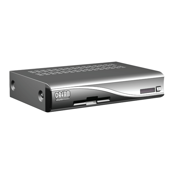DREAM MULTIMEDIA Dreambox DM 600 PVR User Manual