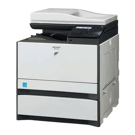 Sharp MX-C250E Start Manual