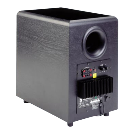 Audio Pro Sub SubZone Datasheet