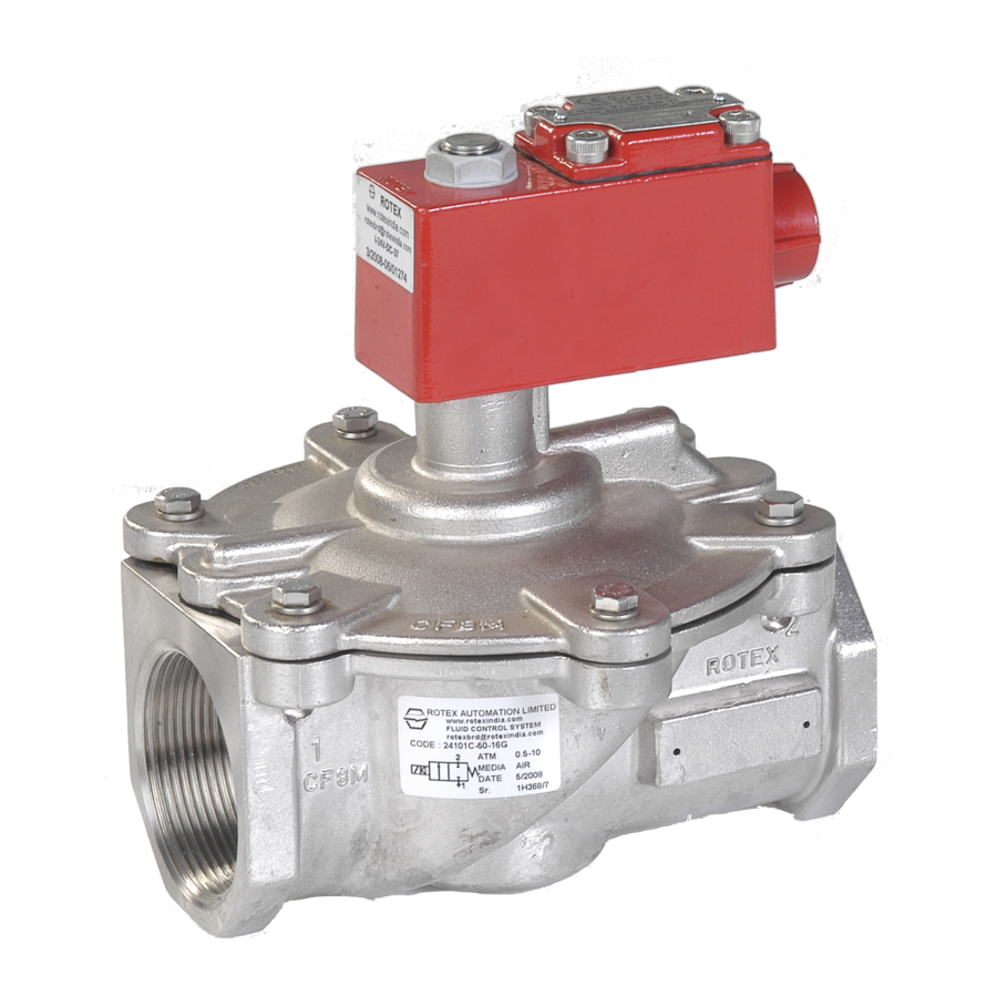 Rotex 24201 Assembly, Operating And Maintenance Instruction