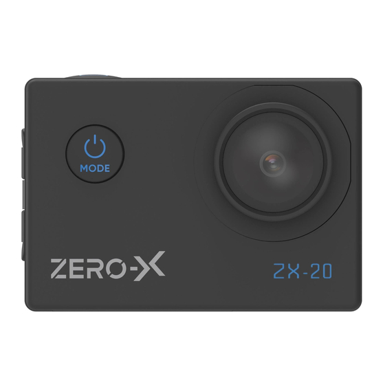ZERO-X ZX-20 4K Action Camera Manuals