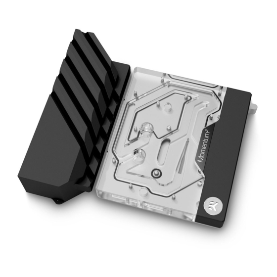EK-Quantum Momentum2 ROG Crosshair VIII Extreme D-RGB Quick Start Manual