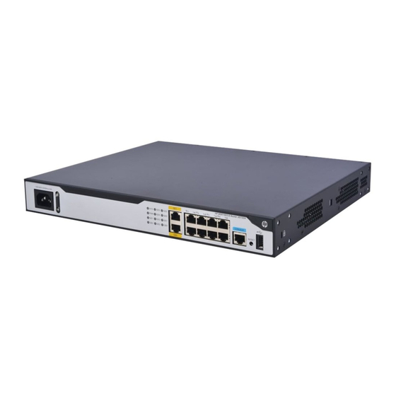 New H3C Technologies MSR1000 Series Installation Manual