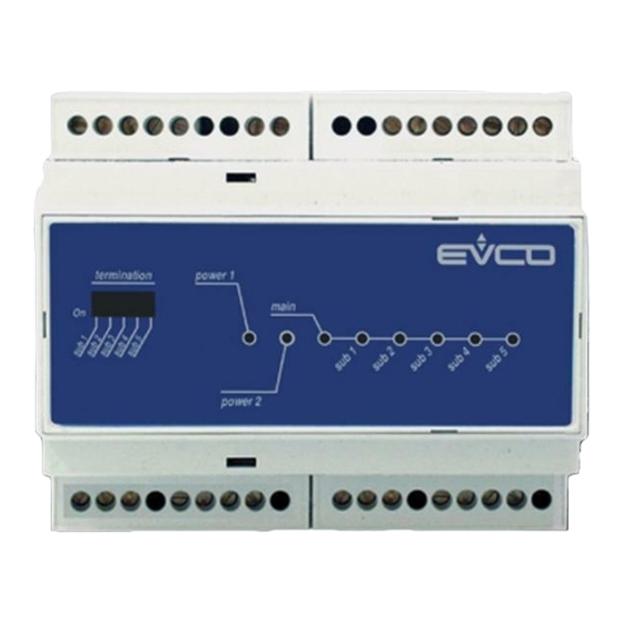 Evco EVIF60RS Series Quick Start Manual
