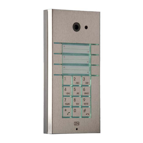 User Manuals: 2N Telekomunikace Helios 2ENTRY Intercom