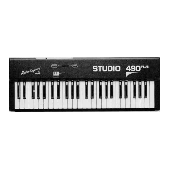 大人女性の FATAR ST-490 PLUS USER MANUAL Pdf Download | ManualsLib DTM・DAW