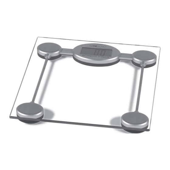 Clatronic PW 3203 Electronic Glass Scale Manuals