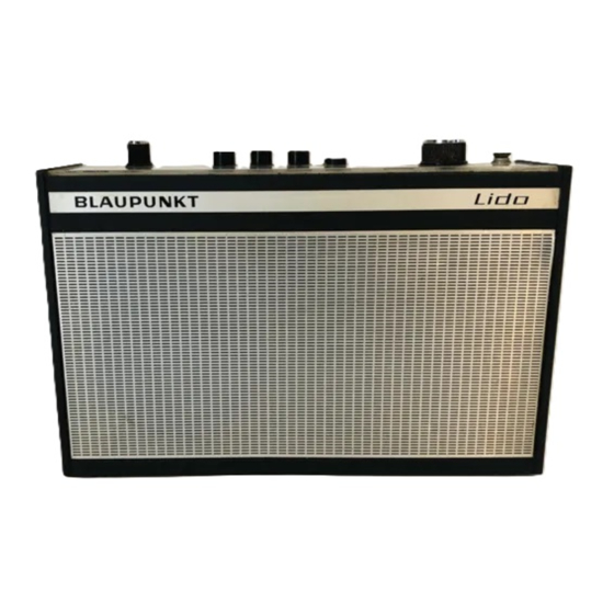Blaupunkt Lido Manuals