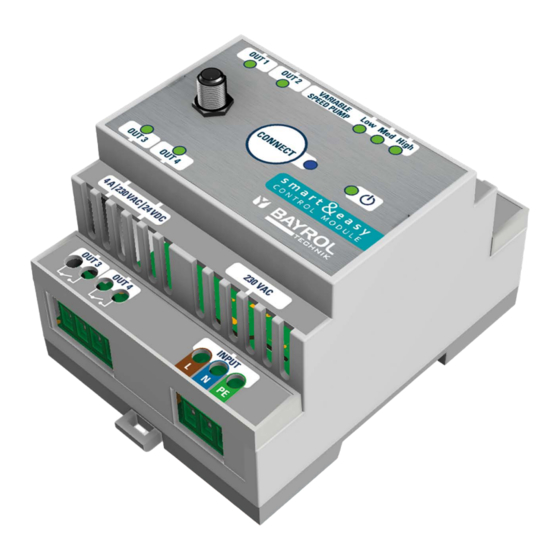Bayrol Smart&Easy Control Module Instructions For Use Manual