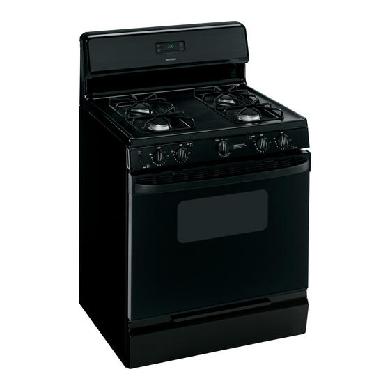 Hotpoint RGB528BEAWH Installation Information