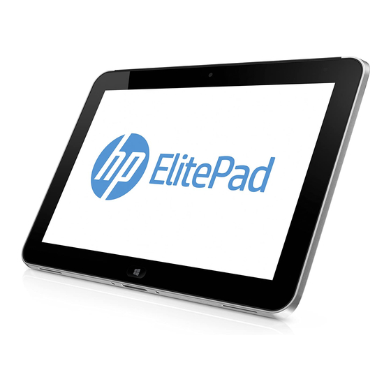 HP ElitePad 900 Maintenance And Service Manual