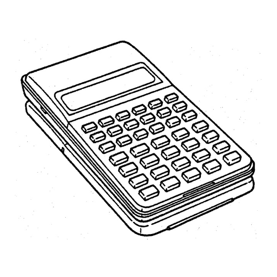 Casio fx-95 User Manual