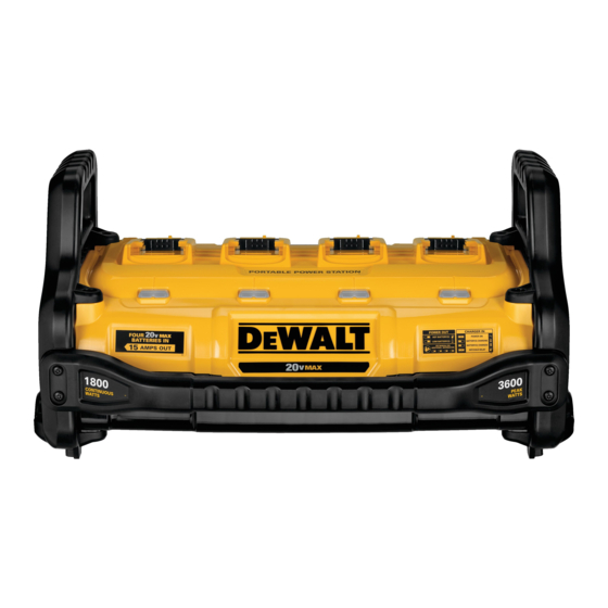 DeWalt DCB1800 Quick Start Manual