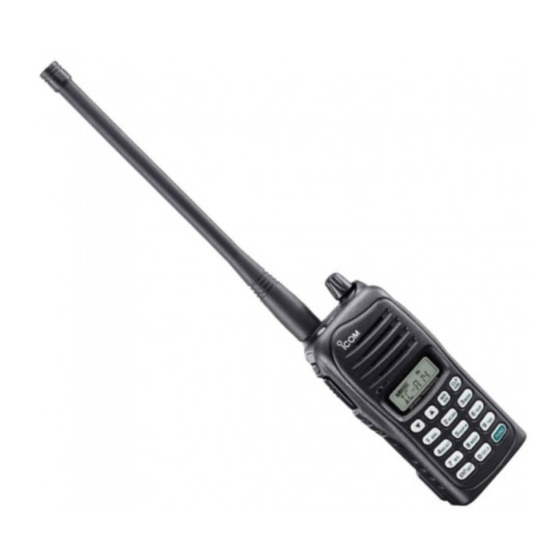 Icom IC-A14IC-A14S Instruction Manual