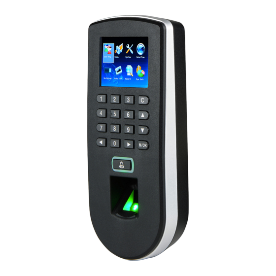ZKTeco F19 Installation Manual