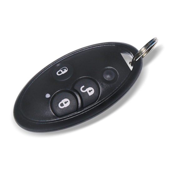 Risco 4 Button Rolling Code Keyfob Quick Start Manual