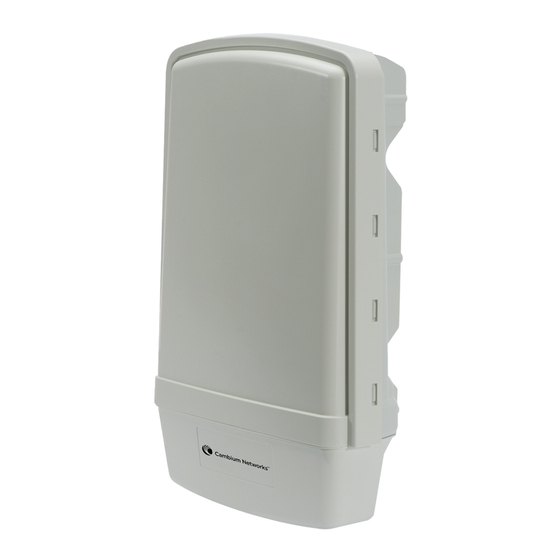 Cambium Networks PMP 400 Series Configuration And User's Manual