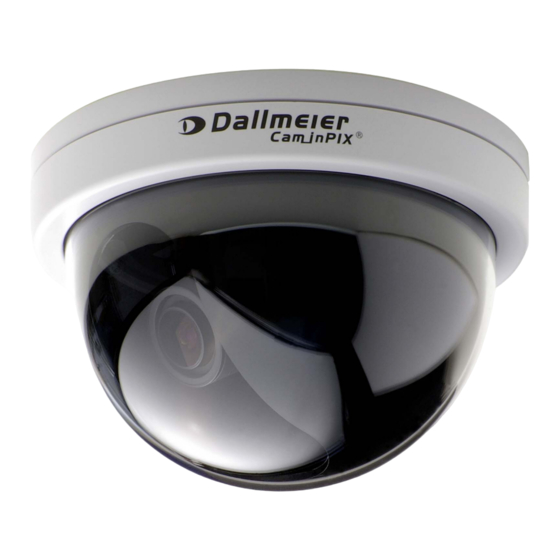 dallmeier DDF3000A Installation And Configuration Manual