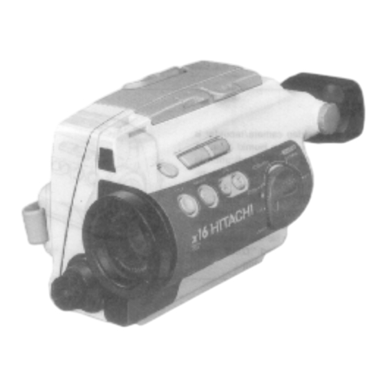 Hitachi VM-SPIA Instruction Manual