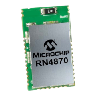 Microchip Technology RN4870 Manual