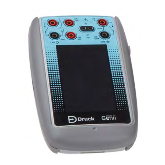 Druck DPI620G Quick Start And Safety Manual