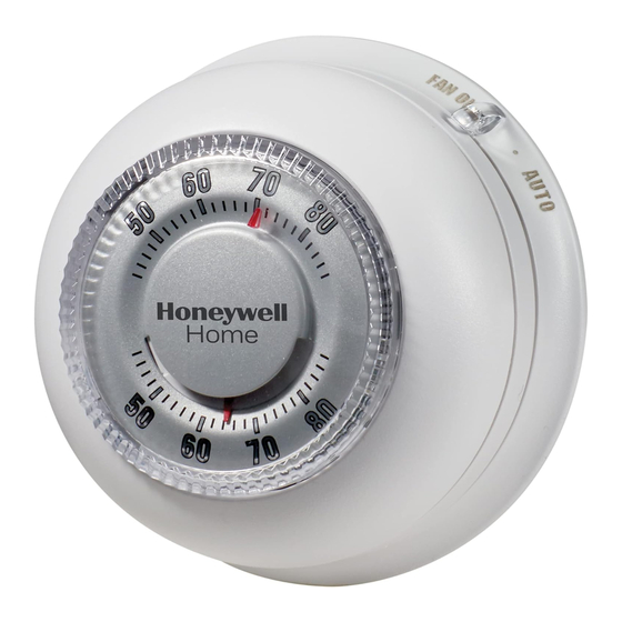 Honeywell CT87 Installation Quick Manual