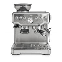 Sage Barista Express BES875 Instruction Book