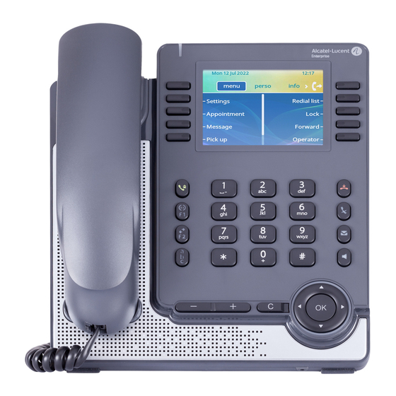 ALCATELLUCENT ENTERPRISE ALE30H USER MANUAL Pdf Download ManualsLib