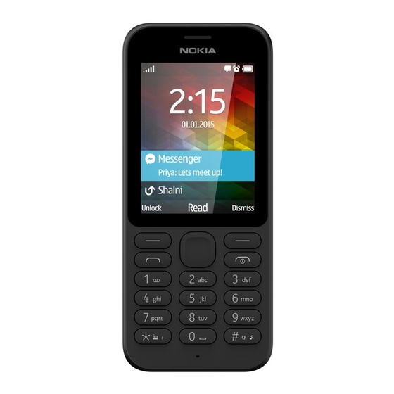 Nokia 215 Dual SIM Manuals