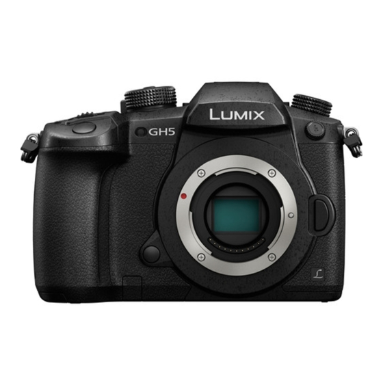 Panasonic LUMIX DC-GH5PRO Operating Instructions For Advanced Features