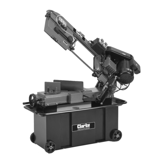 Clarke METALWORKER CBS7MC Operation And Maintenance Instruction