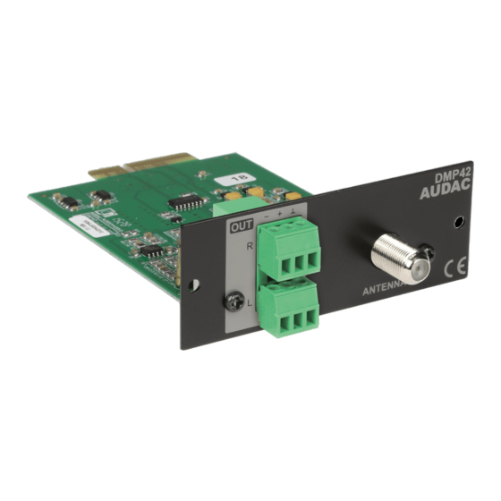 AUDAC SourceCon DMP42 User Manual
