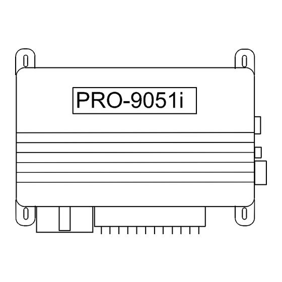 Audiovox Pursuit PRO9051i Installation Manual