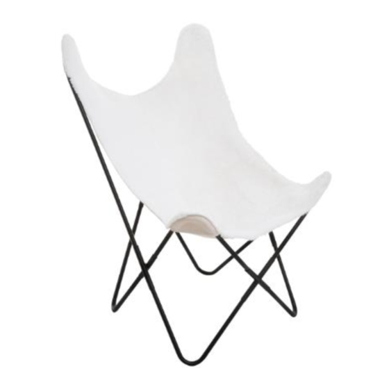 atmosphera Fauteuil Butterfly 157193 Manual