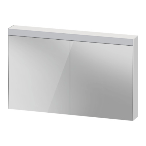 DURAVIT LM 7843 Mounting Instructions