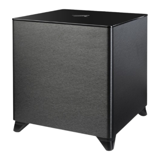 MartinLogan Dynamo Foundation 12 Manuals
