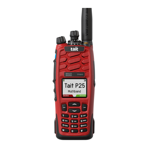 Tait TP9800 User Manual