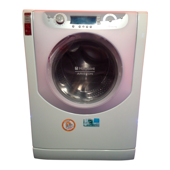 Ariston AQXD 129 Instruction Booklet