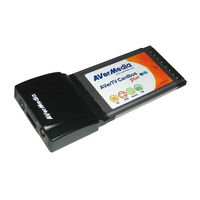 Avermedia AverTV Cardbus Plus User Manual