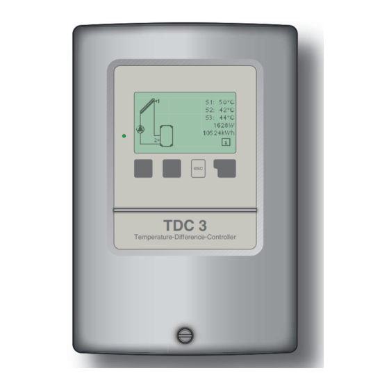 Sorel TDC 3 Installation And Operating Instructions Manual