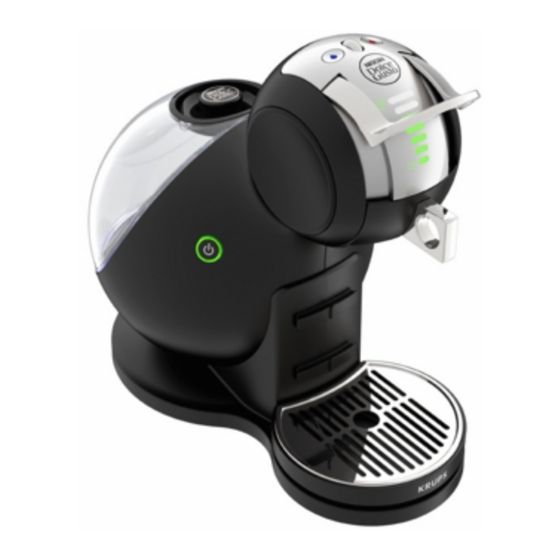 Nescafe melody 3 Quick Start Manual