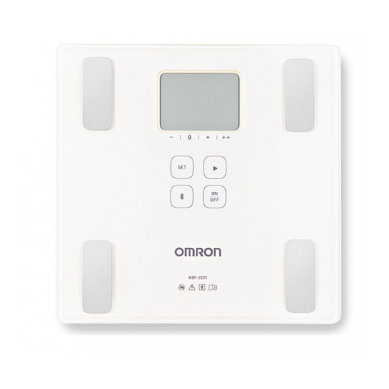 Omron HBF-222T Instruction Manual