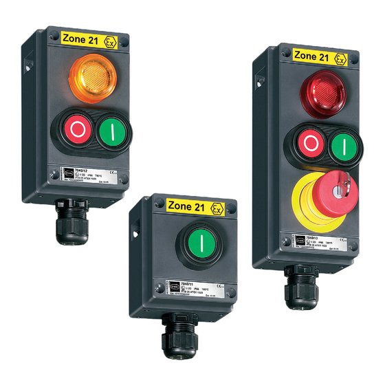 Stahl ConSig 7040 Series Operating Instructions Manual