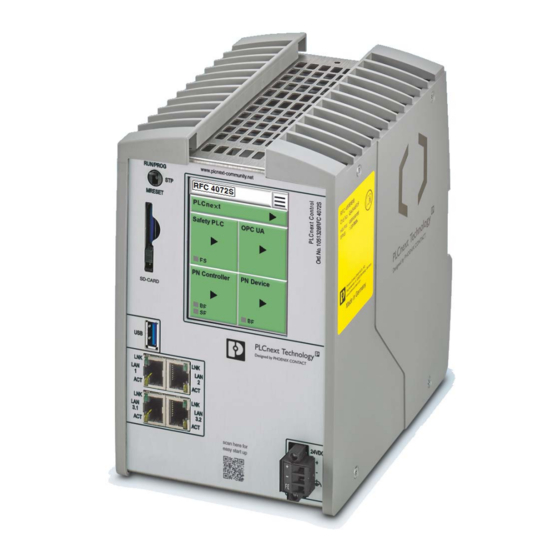 Phoenix Contact RFC 4072S User Manual