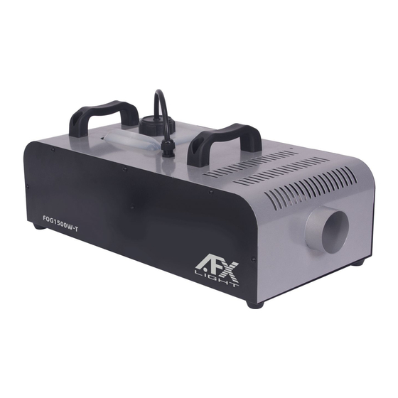 afx light FOG1500W-T Manuals