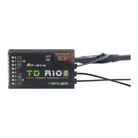 FrSky TD R10 Instruction Manual