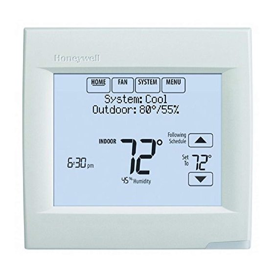 Honeywell Home VisionPRO 8000 Smart Product Data