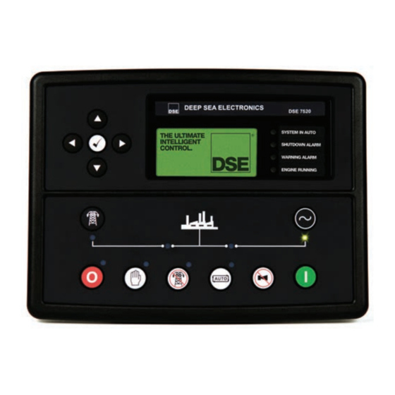 DSE DSE7520 Quick Start Manual